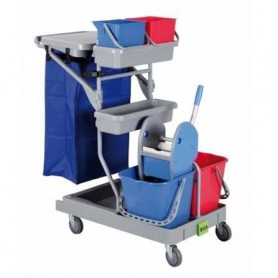 Chariot de ménage lavage intégral