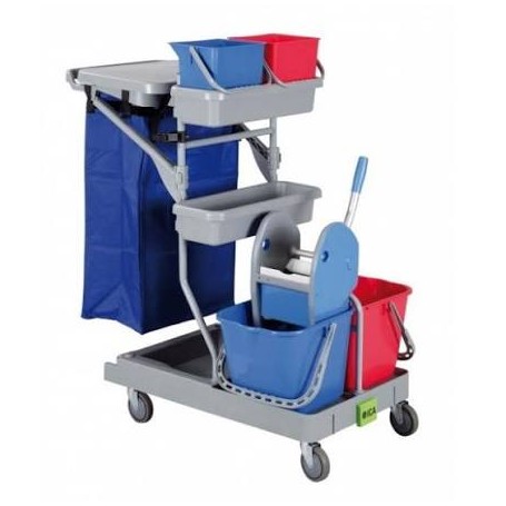 Chariot de ménage lavage intégral